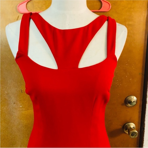 JAYGODFREY Dresses & Skirts - Stunning Modern Red Dress size 4